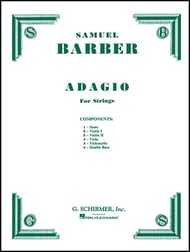 Adagio for Strings Orchestra sheet music cover